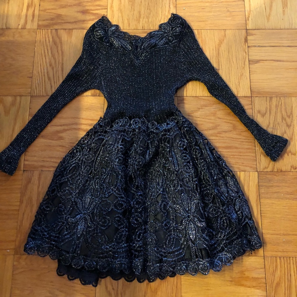 La El black evening dress. Size XL